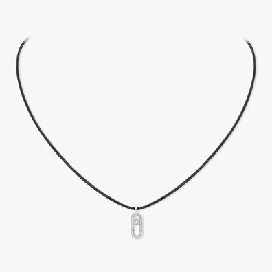 Messika - 14142 -wg - Messika Care (s) schwarze Kabelpavé -Halskette