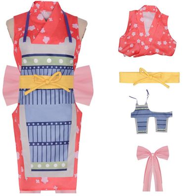 Cosplay One Piece Nami Kampf Rustung Kostum Kimono Halloween Karneval Anzug