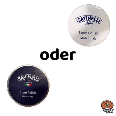 Savinelli 1876 Stem Polish, Politurmittel für Pfeifenmundstücke in der Dose