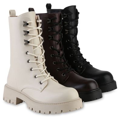 VAN HILL Damen Leicht Gefüttert Schnürstiefel Stiefel Strass Schnürer Schuh 841823