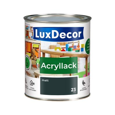 Holzlack Acryllack 750ml Matt (23) Berggipfel Lack Spielzeuge Metall Möbel