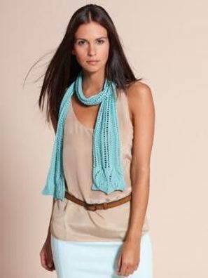gestrickter Sommerschal "Belisia"