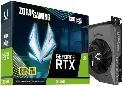 ZOTAC Gaming GeForce RTX 3050 Eco Solo NVIDIA 8GB GDDR6