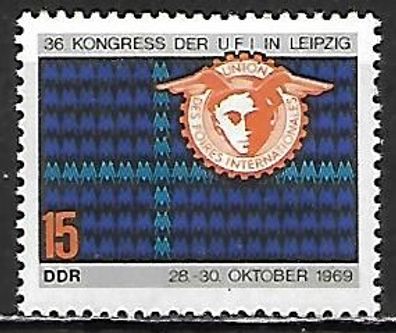 DDR postfrisch Michel Nummer 1516 mit Falz