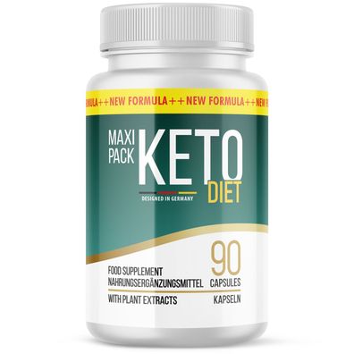 Keto Diet Kapseln | Maxi-Pack - Ketodiet für Frau und Mann | 90 Kapseln