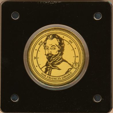 Guinea 1000 Francs 2022 Sir Francis Dake 1/200 Unze Gold