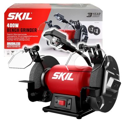SKIL 1355 AA Meuleuse de table, meuleuse double, 150 mm, 400 W