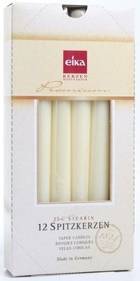 Eika 105000700105 Spitzkerzen Ø25 mm Höhe 250 mm champagner