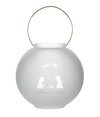 Glaswindlicht Krippe
