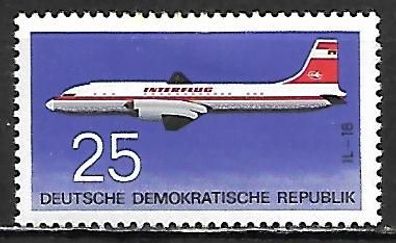DDR postfrisch Michel Nummer 1525 mit Falz