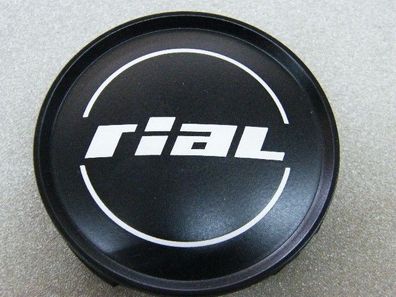 Original RIAL Nabenkappen N12 schwarz matt Nabenkappe N 12 Nabendeckel mattschwarz