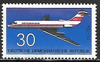 DDR postfrisch Michel Nummer 1526 mit Falz