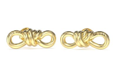 Guess Schmuck Damen-Ohrringe Ohrstecker Knot Goldfarben JUBE04012JWYGT