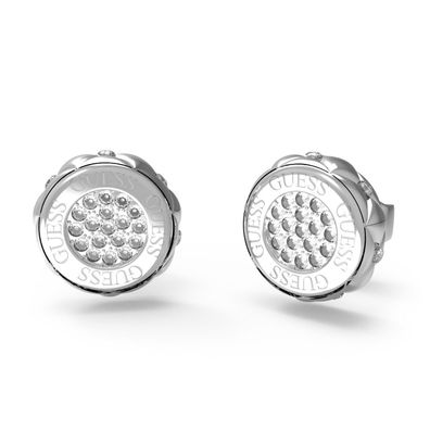 Guess Schmuck Damen-Ohrringe Ohrstecker Matelasse Pave JUBE04595JWRHT-U