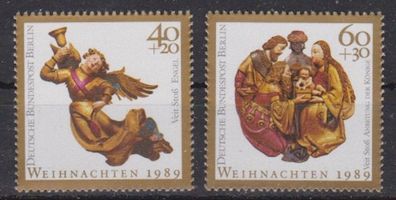 Berlin 1989 postfrisch MiNr. 858-859 Weihnachten
