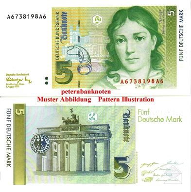 5 Deutsche MARK Deutschland UNC P 37 6695#
