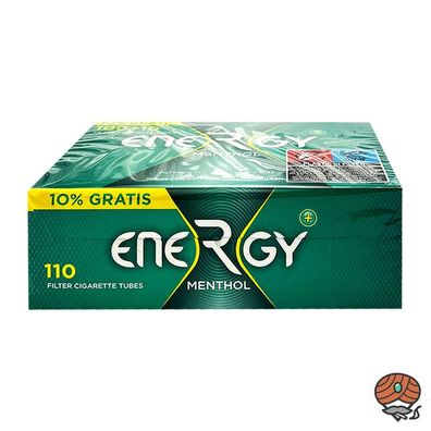 Energy + Plus (Elixyr) Menthol King Size Filterhülsen 110 Stück
