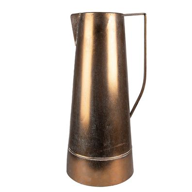 Clayre & Eef Dekorative Kanne 27x23x54 cm Kupferfarbig Metall (Gr. 27x23x54 cm)