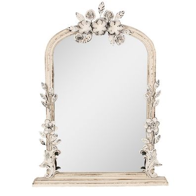 Clayre & Eef Spiegel 56x5x77 cm Beige MDF (Gr. 56x5x77 cm)