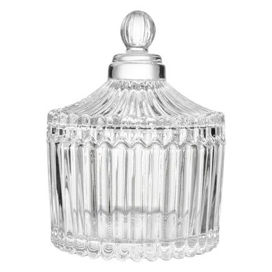 Clayre & Eef Vorratsglas Ø 7x9 cm Transparant Glas (Gr. Ø 7x9 cm)