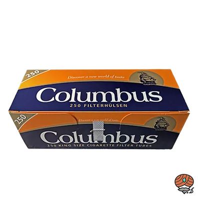 250 Columbus King Size Filterhülsen (1 Pack à 250 Stück)
