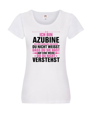 Löse Probleme: Azubine | Ausbildung | Lehre | Lehrling Damen Shirt Weiß