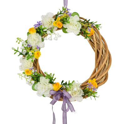 Weidenkranz mit weißer Azalee Ø25 cm