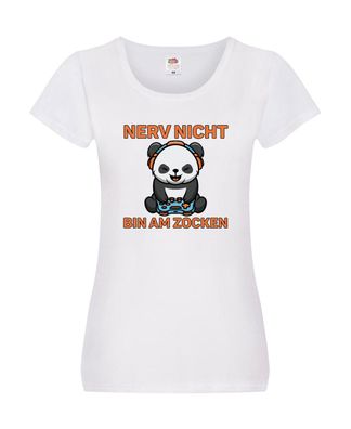 Nerv nicht bin am Zocken | Gamer | Zocker | Gaming Damen Shirt Weiß