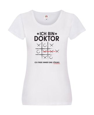 Lösung finden: Doktor | Doktorand | Doktortitel v2 Damen Shirt Weiß