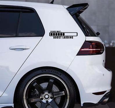 Autos Sticker, Boost Laoding, Vinyl, Aufkleber, Racing, Turbo, Speed, power
