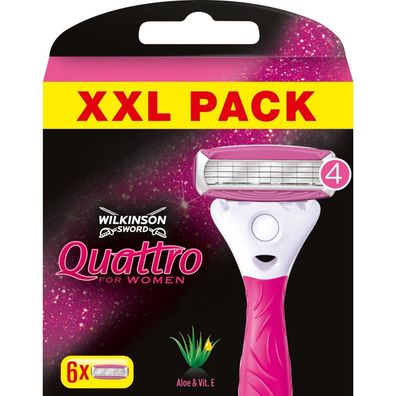 Quattro For Women Wilkinson Sword 6 pc