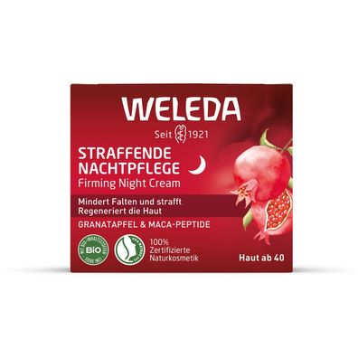 Weleda Nachtcreme straffend Granatapfel & Maca-Peptide, 40 ml