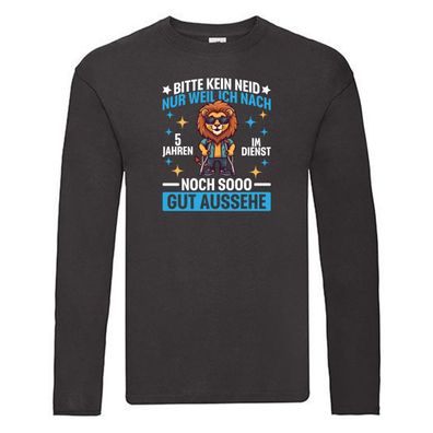 5 Jahre im Dienst | Arbeitsjubiläum | Arbeit v2 Long Sleeve Schwarz