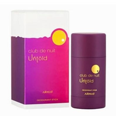 Club De Nuit Untold - tuhý Deodorant - Volumen: 75 g