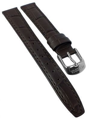 Festina Swiss Made | Uhrenarmband Leder braun Krokooptik 14mm F20009/2