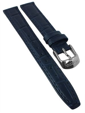 Festina Swiss Made | Uhrenarmband Leder blau Krokooptik 14mm F20009/3