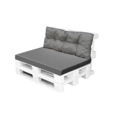 Luxuriöse Palettenmatratze mit Rückenpolster Gemütlichkeit & Stil für jede Sitzlounge