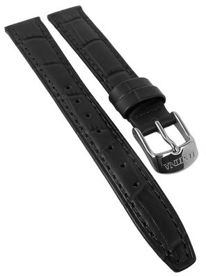 Festina Swiss Made Uhrenarmband Leder schwarz Krokooptik 14mm F20009/1