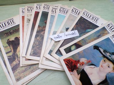 Bastei Galerie der grossen Maler 1966 Rubens Renoir Canaletto Gainsborough Fattori ua