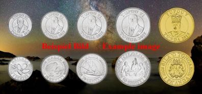 TONGA KMS. 2015 Unc 5 Münzen 76422#