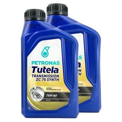 Petronas Tutela Transmission ZC 75 Synth 75W-80 API GL-5 2x1 Liter
