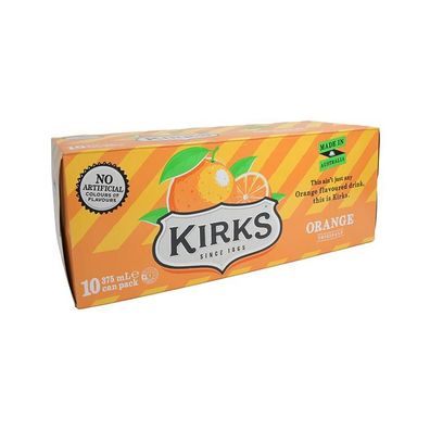 Kirks Orange Karton - Australian Import 10x375 ml