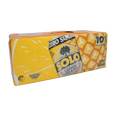 SOLO Lemon Pineapple Karton - Australian Import 10x375 ml