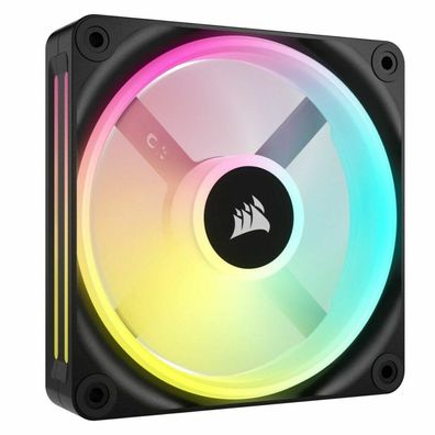 iCUE LINK QX120 RGB 120-mm-PWM-Lüfter (schwarz, Erweiterungskit)