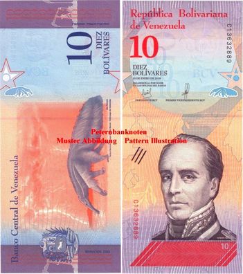 Venezuela 10 Bolivares P 103 2018 Unc. 626#