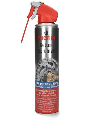 Nigrin Moto-Bike Ketten-Fett Sprüh-Fett Spray 400ml Motorrad O Z X Ring-Kette
