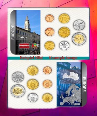Lettland / LATIVA KMS. 1992-2007 Unc 61695
