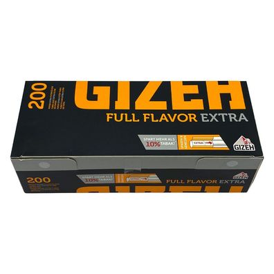 200 Gizeh Full Flavor Extra Papier-Filterhülsen