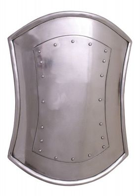 Rechteckiger Buckler mit rückseitiger Polsterung