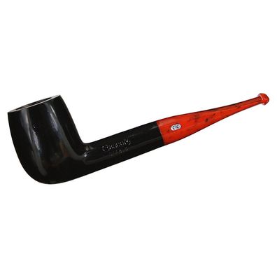 Chacom Pfeife Diablo 944, schwarz - rot, Hochglanz, glatt, 9mm Filter